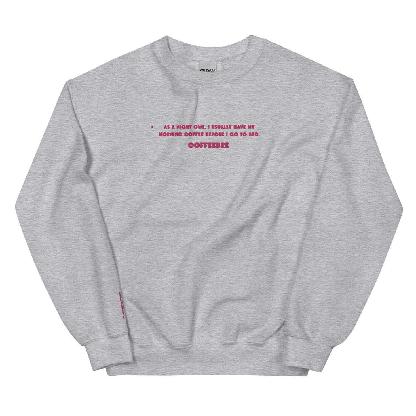 Embroidered Sport Unisex Sweatshirt - COFFEEBRE