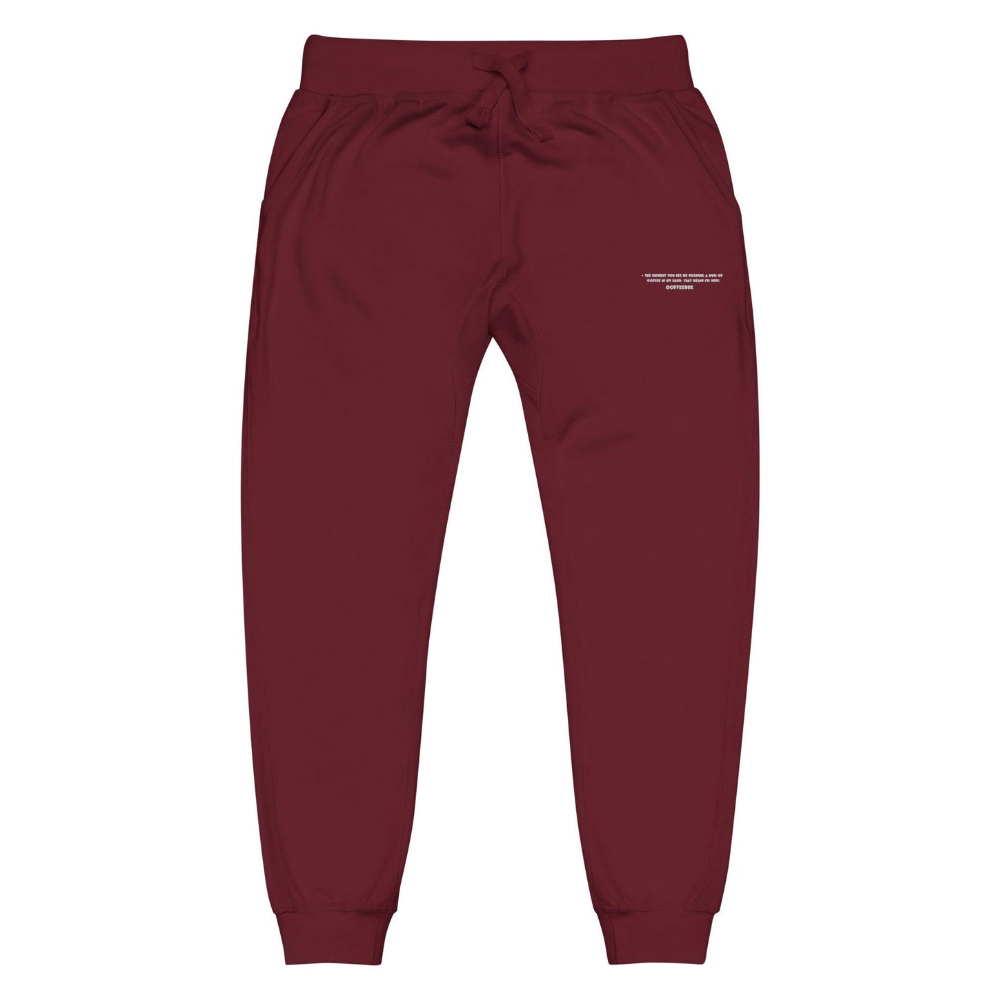 Embroidered Unisex Fleece Jogger Sweatpants