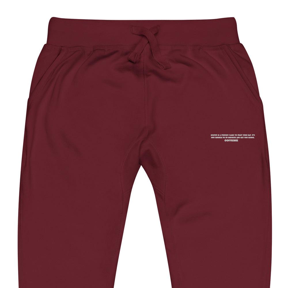Embroidered Unisex Loungewear Fleece Sweatpants