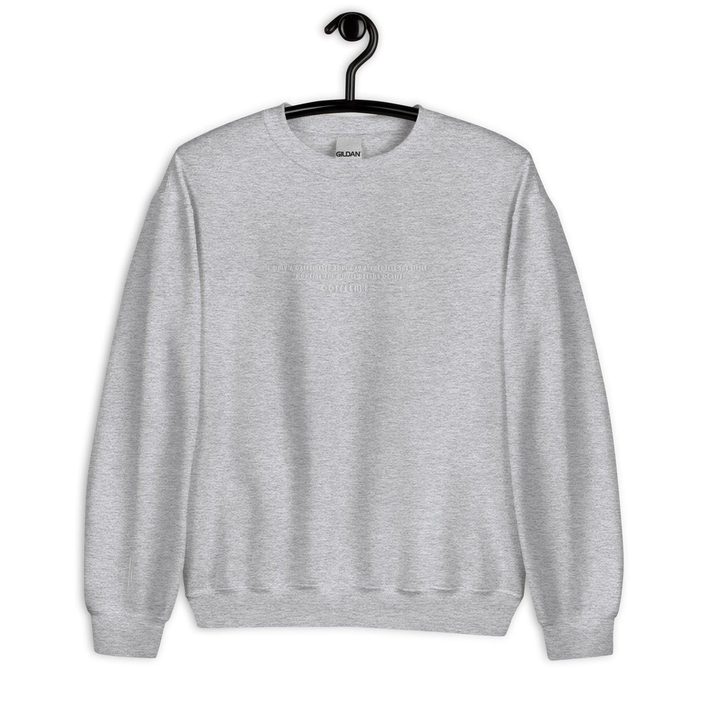 Embroidered Unisex Yoga Sweatshirt - COFFEEBRE