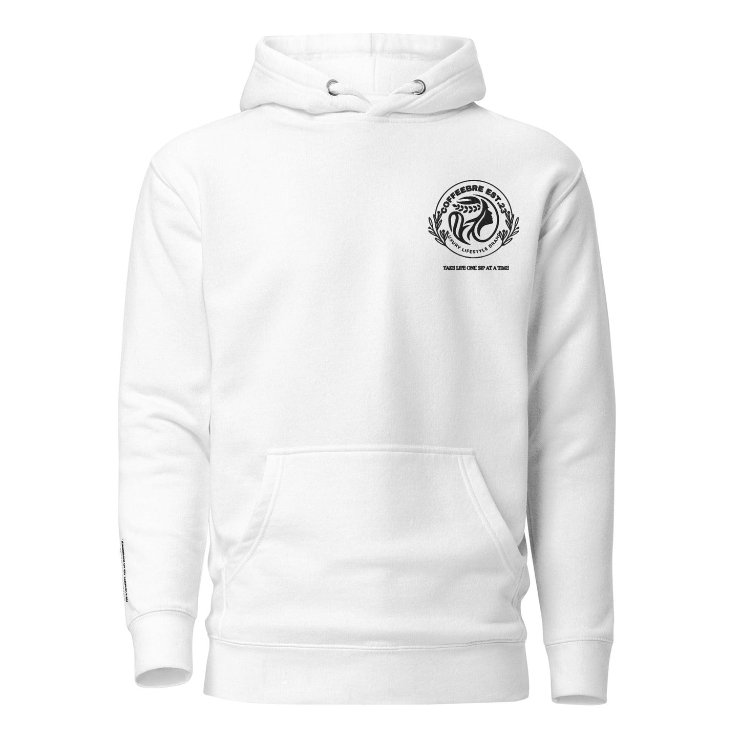 Embroidery Coffeebre Unisex Athleisure Hoodie - COFFEEBRE