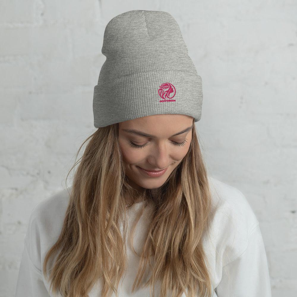 Embroidery Cuffed Beanie Gift - COFFEEBRE