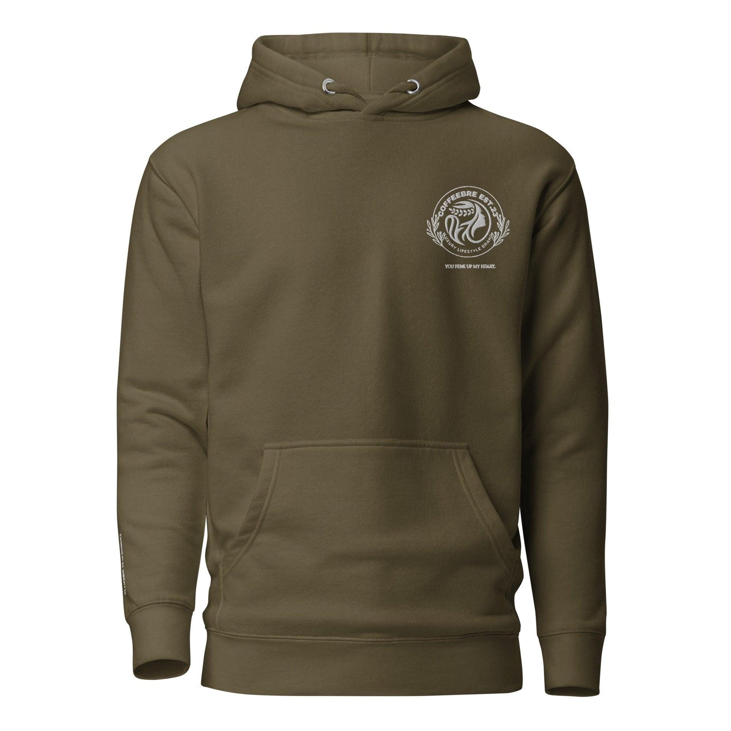 Embroidery Unisex Athletic Hoodie - COFFEEBRE