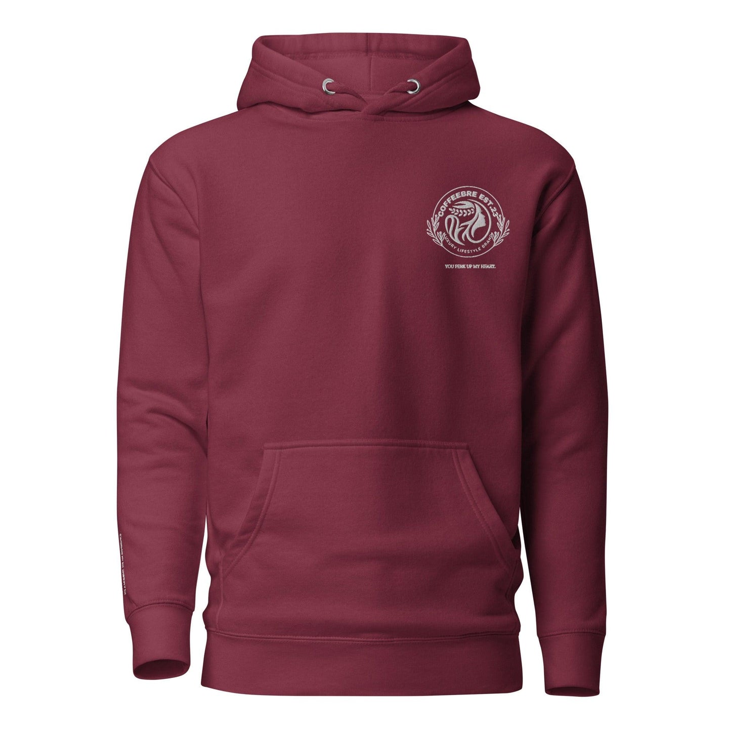 Embroidery Unisex Athletic Hoodie - COFFEEBRE