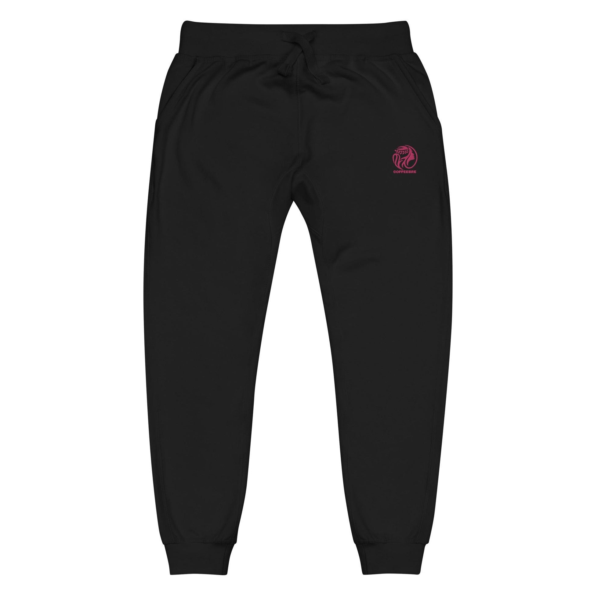 Embroidery Unisex Fleece Athleisure Sweatpants