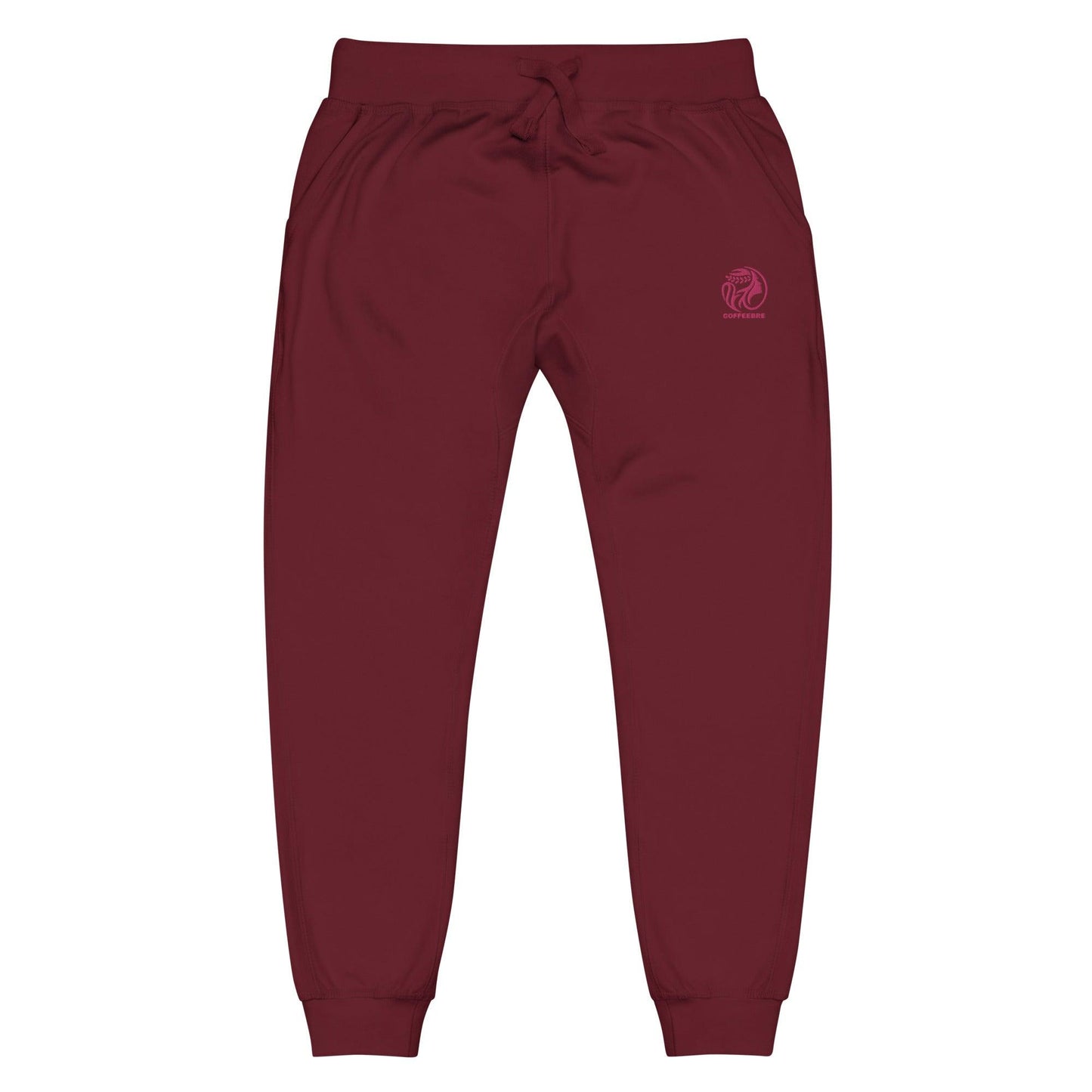 Embroidery Unisex Fleece Athleisure Sweatpants