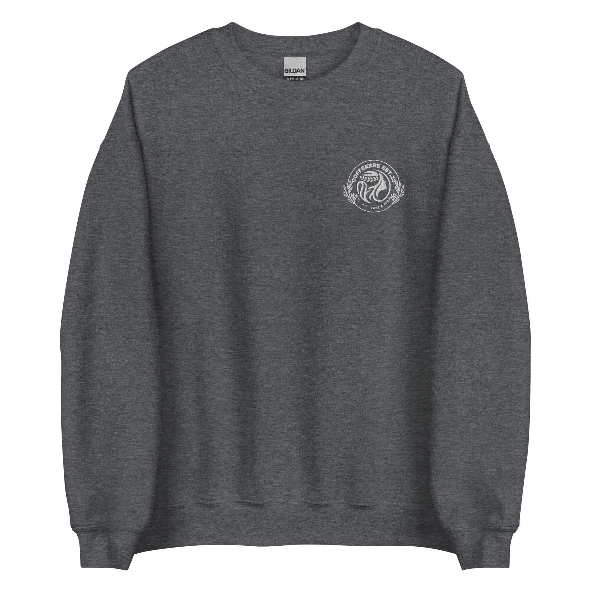 Embroidery Unisex Sweatshirt - COFFEEBRE