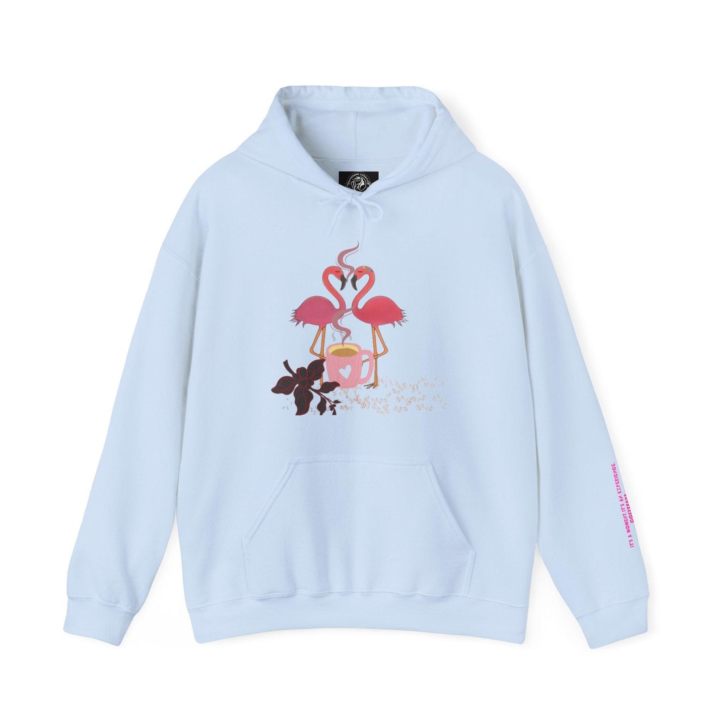 Flamingo Coffee Date Hooded Sweatshirt - COFFEEBRE