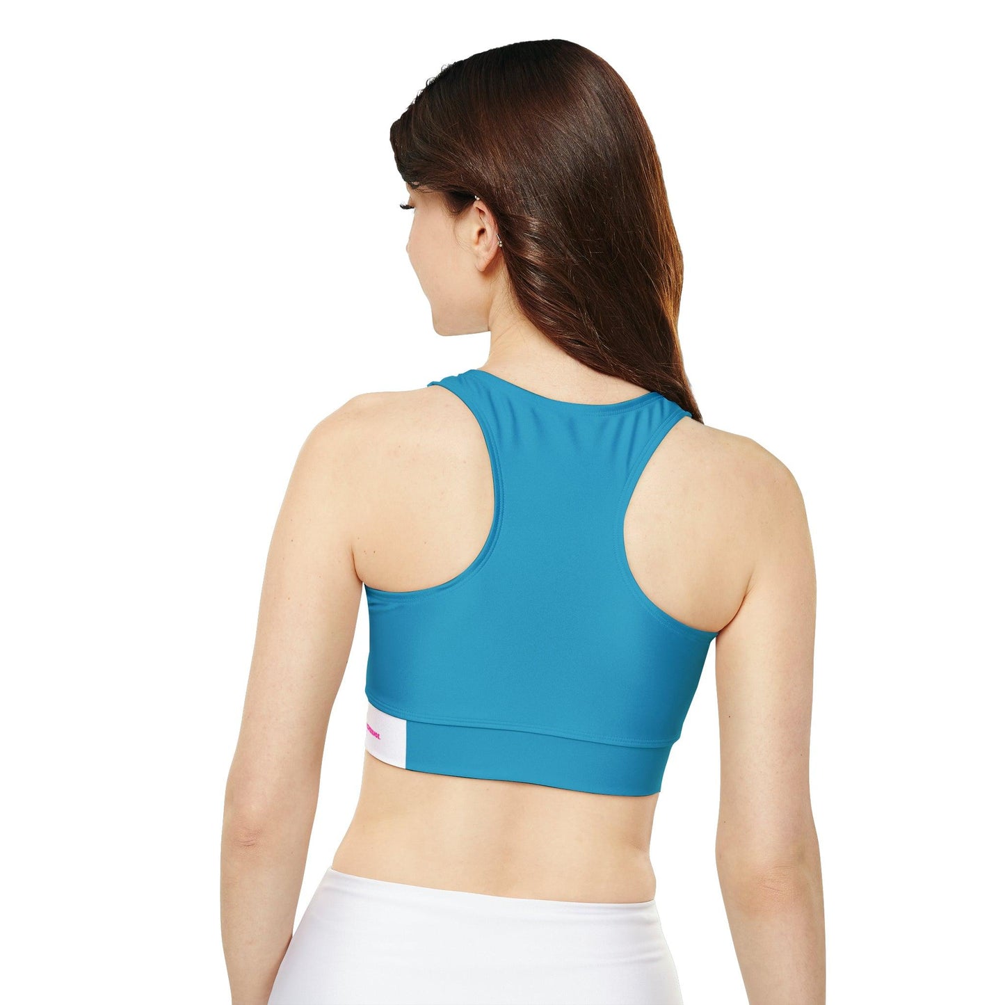 Fully Lined, Coffee Run Padded Sports Bra - COFFEEBRE