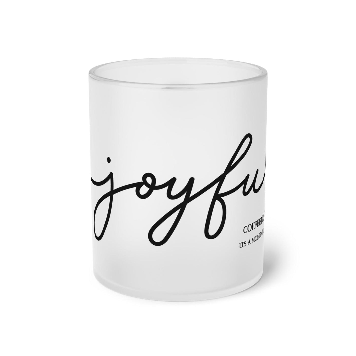 Holiday Season Frosted Glass Mug - COFFEEBRE