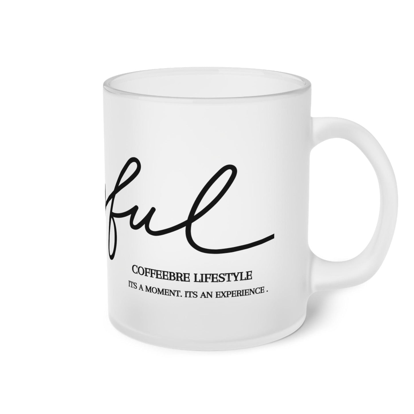 Holiday Season Frosted Glass Mug - COFFEEBRE