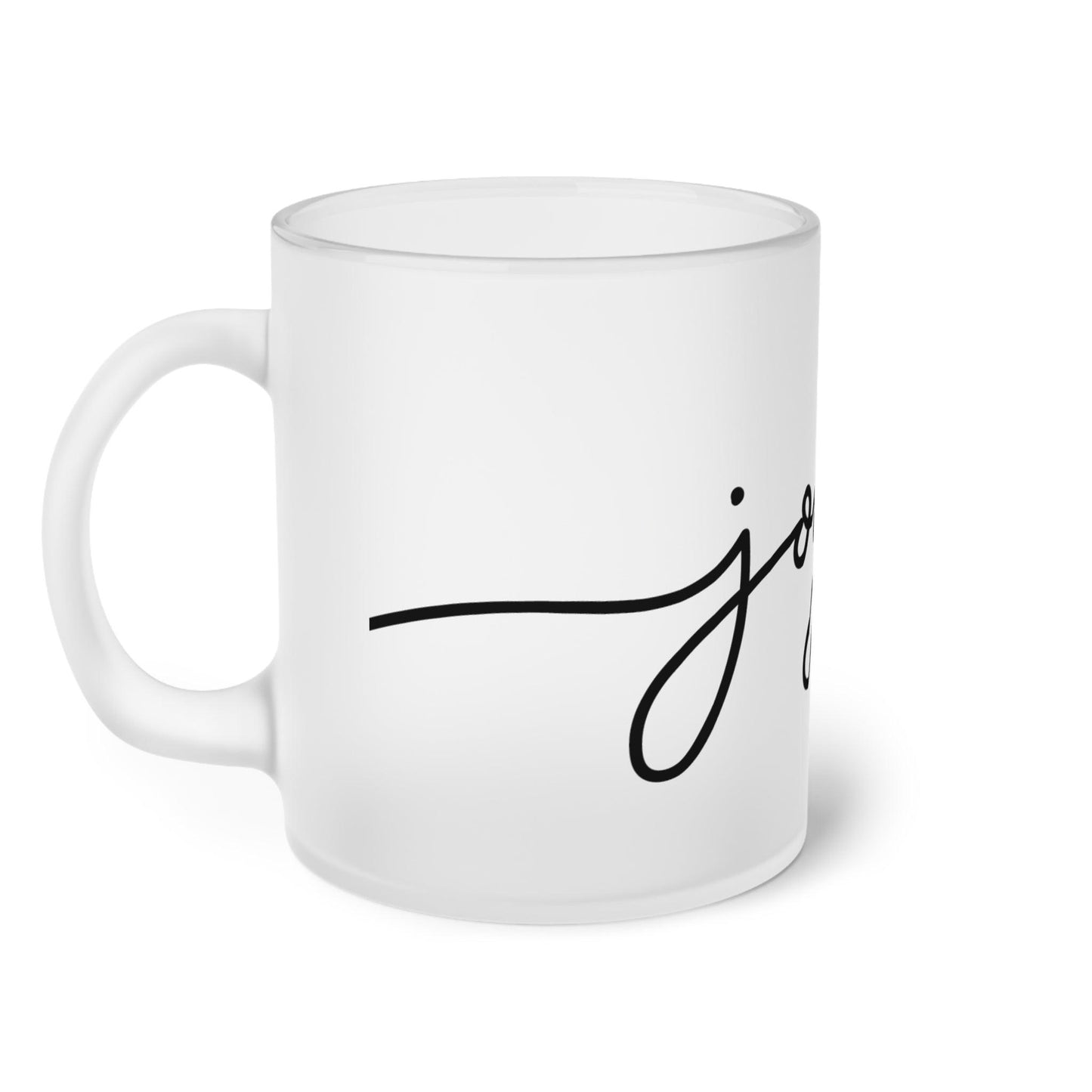 Holiday Season Frosted Glass Mug - COFFEEBRE