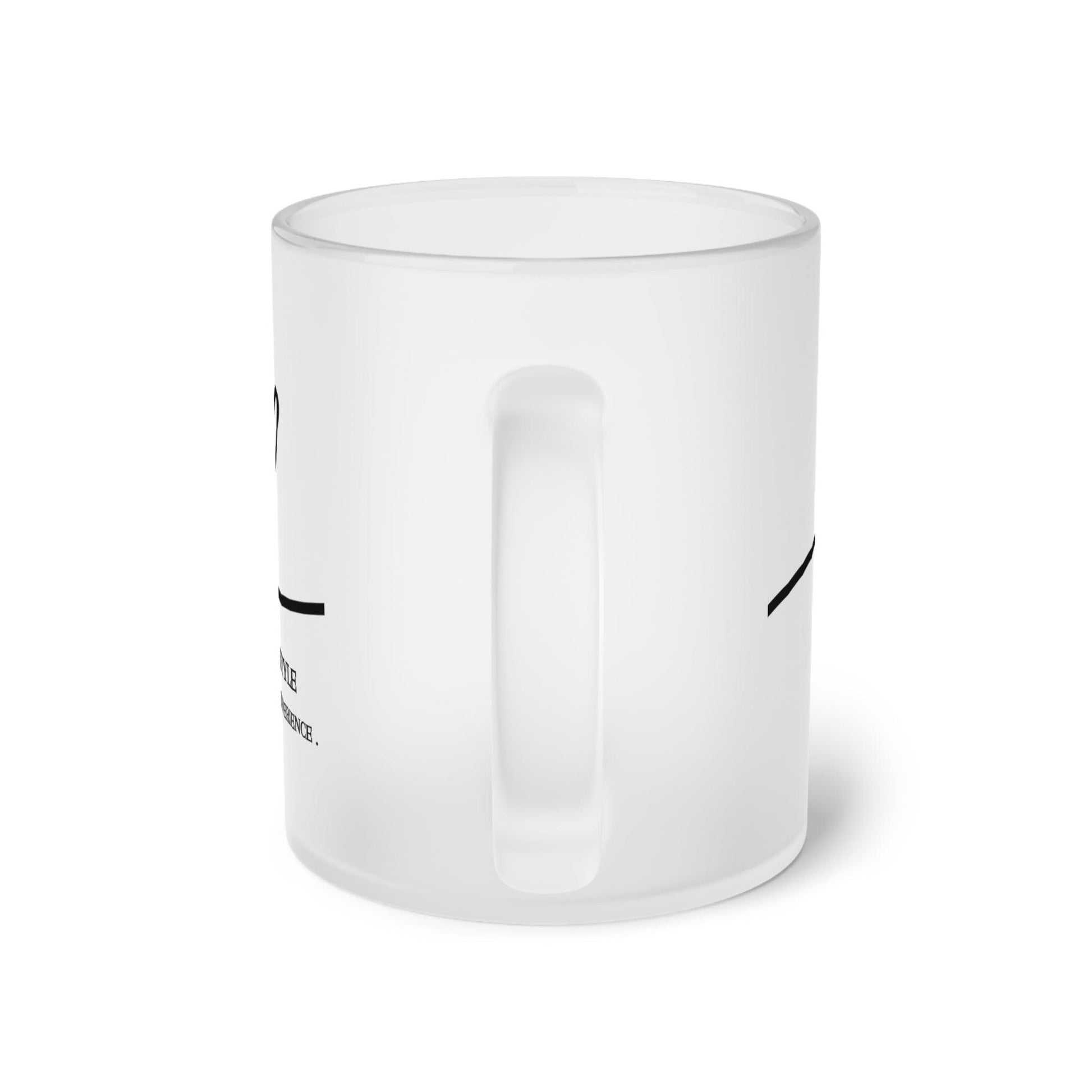 Holiday Season Frosted Glass Mug - COFFEEBRE