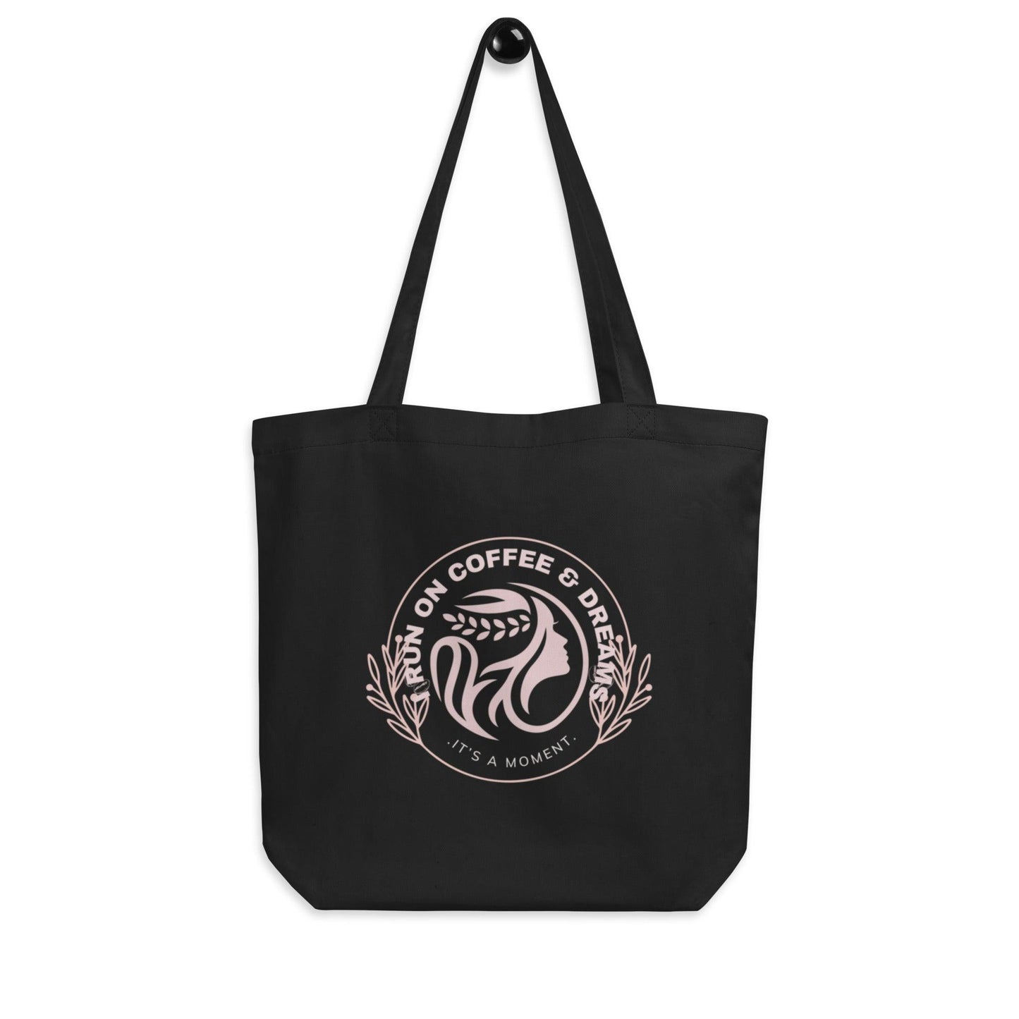 I Run on Coffee and Dream Shopping Eco Tote Bag - COFFEEBRE