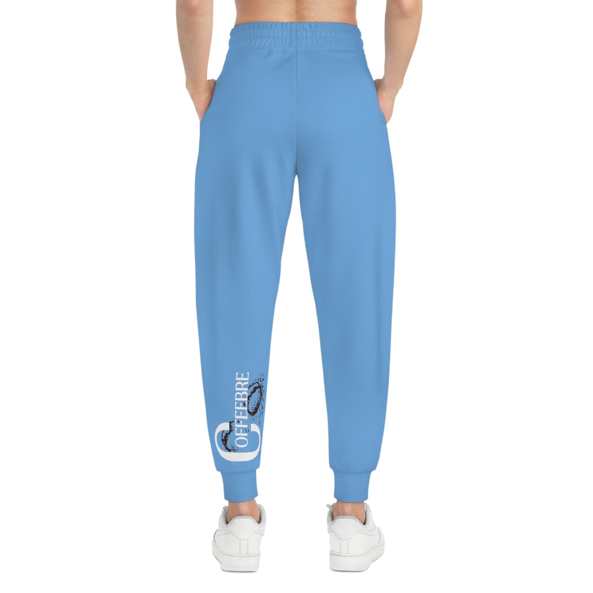 Light Blue Athletic Joggers - COFFEEBRE