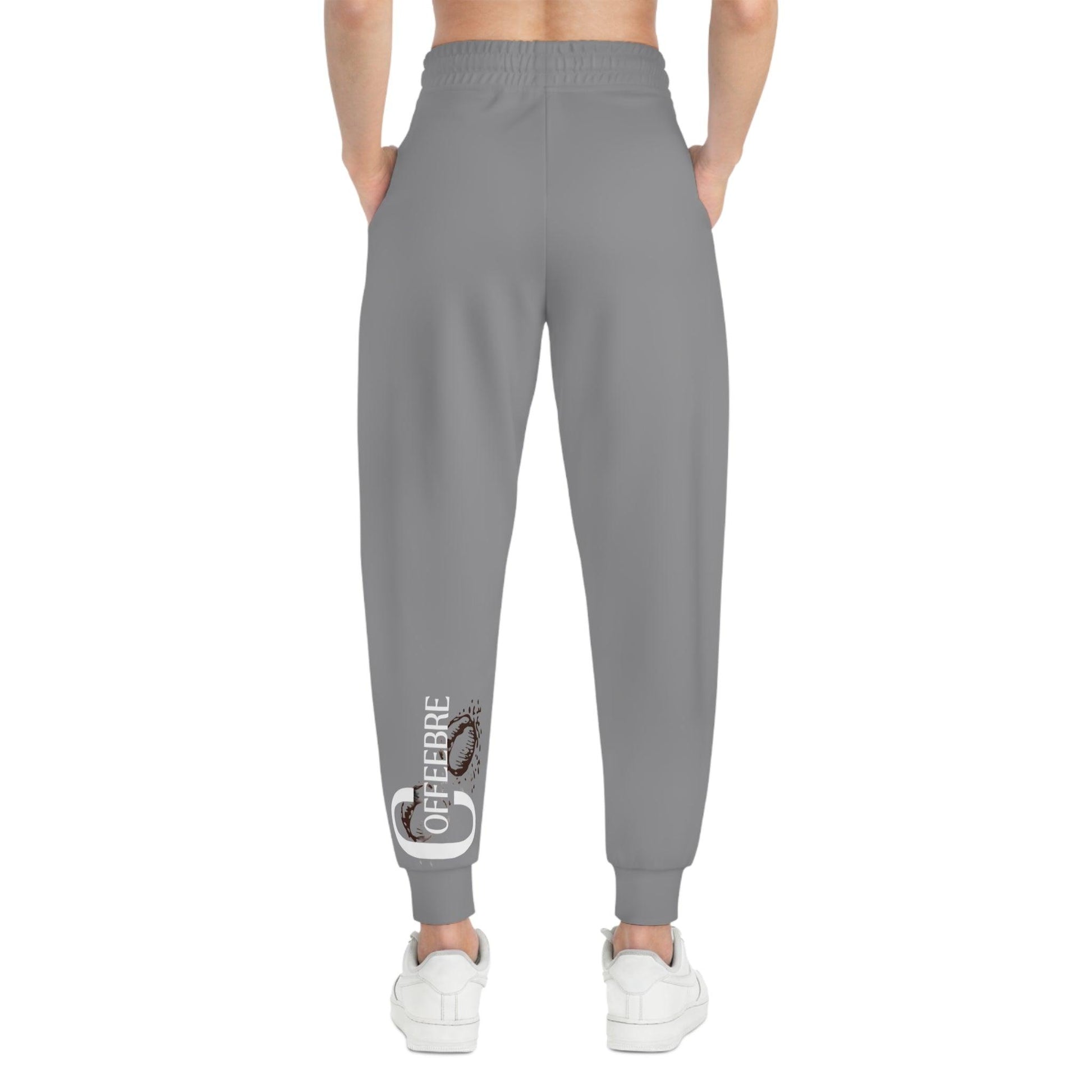 Light Grey Athletic Joggers - COFFEEBRE