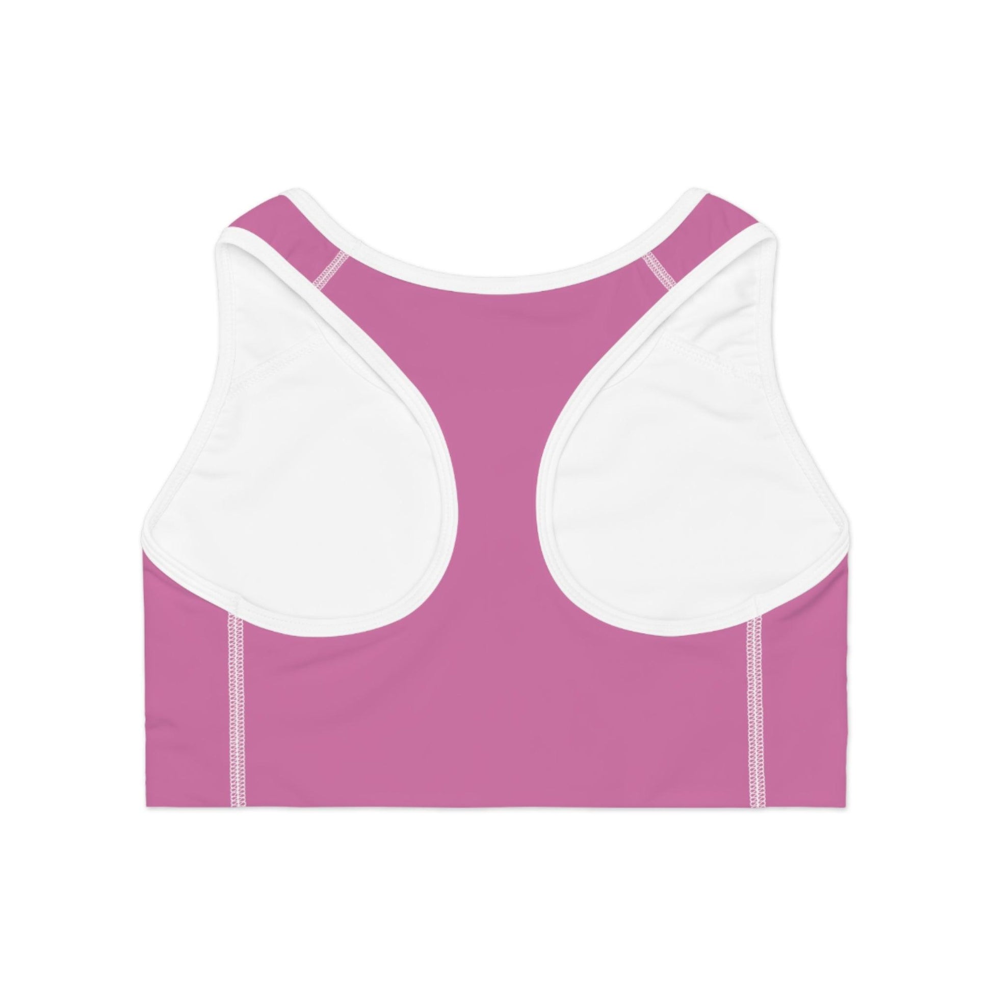 Light Pink lifestyle Sports Bra - COFFEEBRE