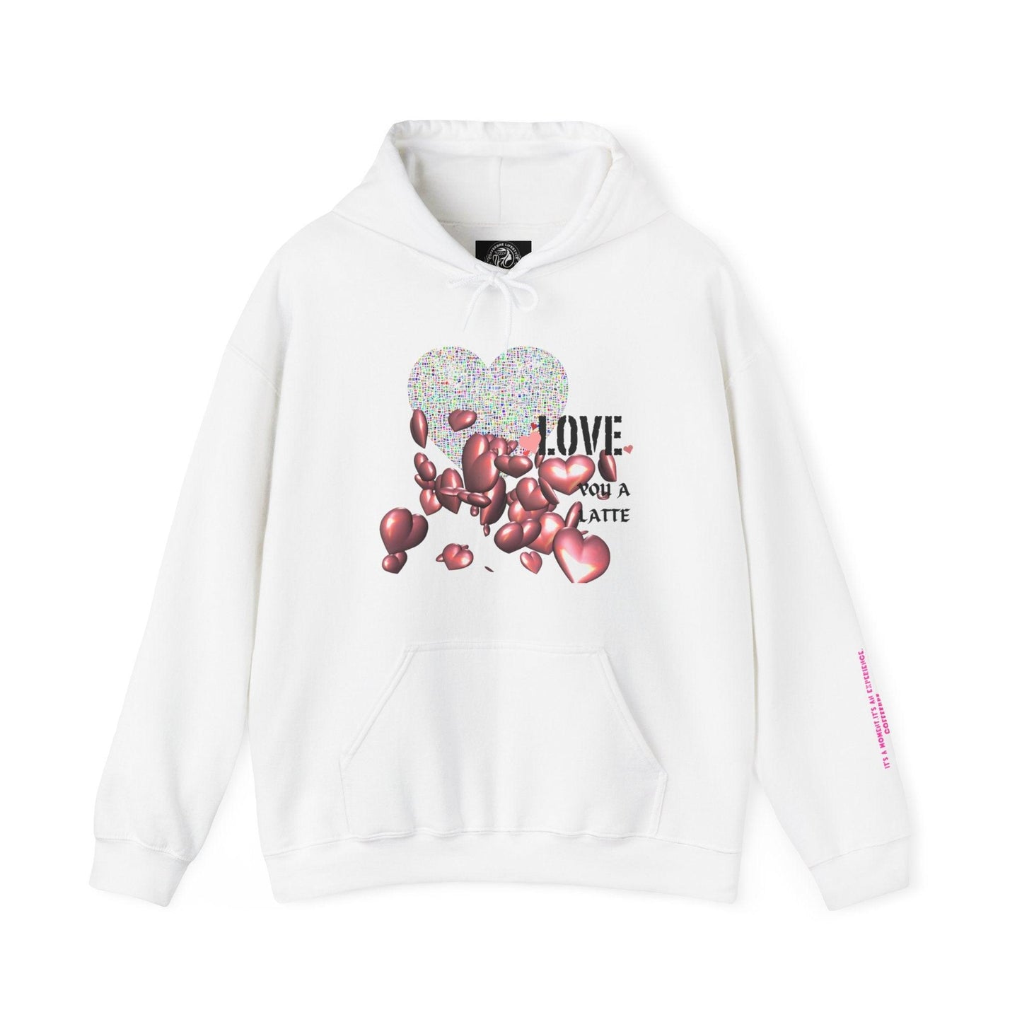 Love You a Latte Hooded Sweatshirt - COFFEEBRE