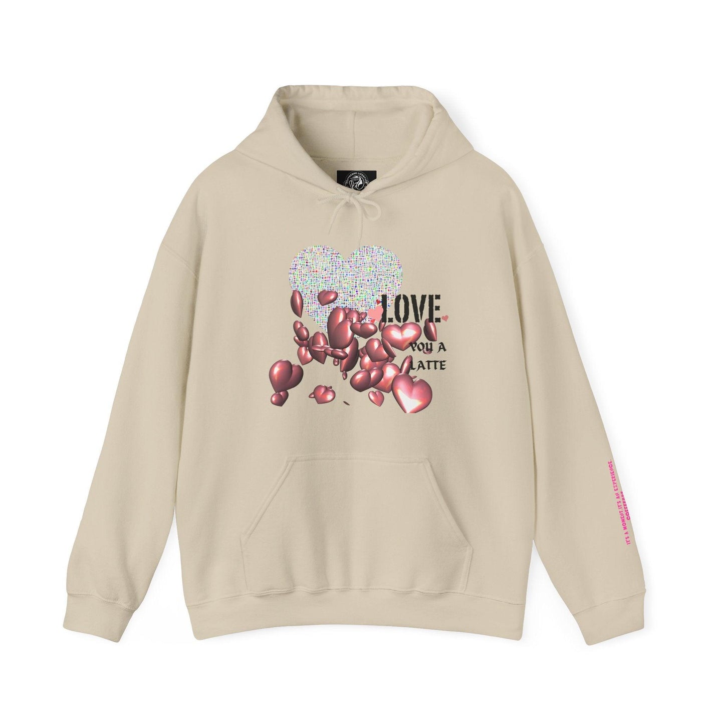 Love You a Latte Hooded Sweatshirt - COFFEEBRE