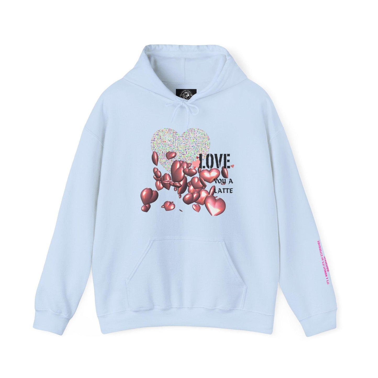 Love You a Latte Hooded Sweatshirt - COFFEEBRE