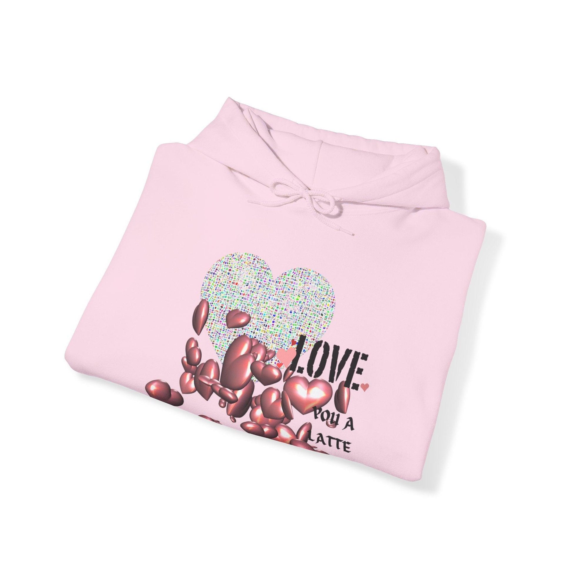 Love You a Latte Hooded Sweatshirt - COFFEEBRE