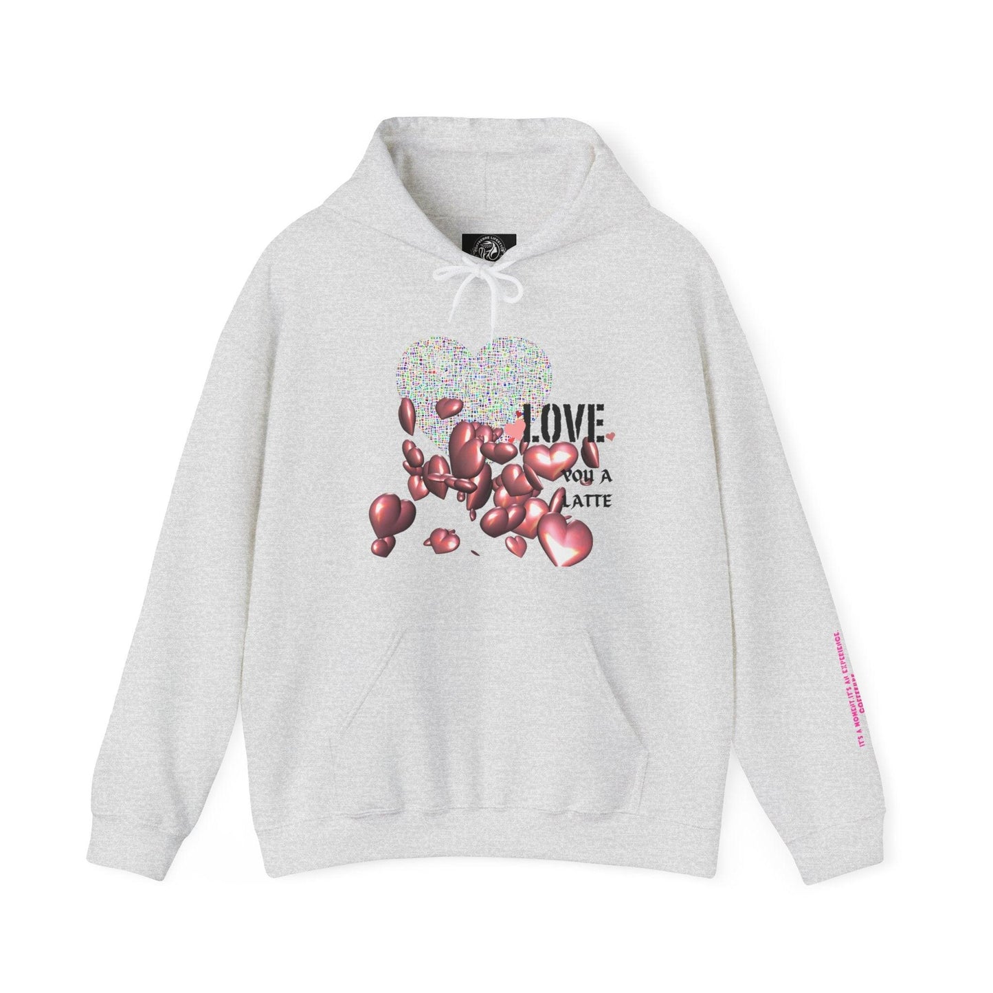 Love You a Latte Hooded Sweatshirt - COFFEEBRE