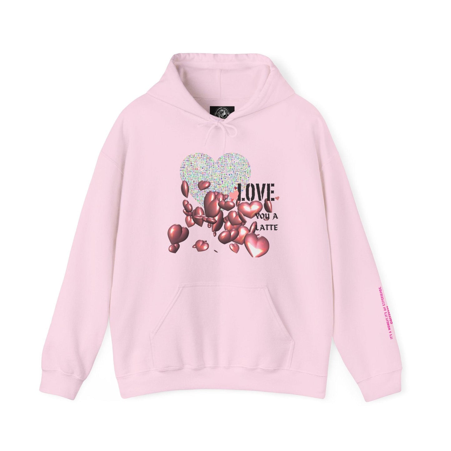 Love You a Latte Hooded Sweatshirt - COFFEEBRE