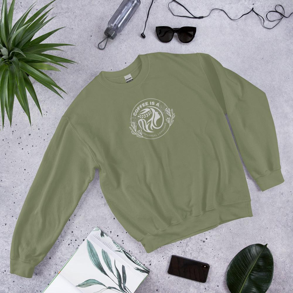 Luxury Embroidery Unisex Sweatshirt Gift - COFFEEBRE