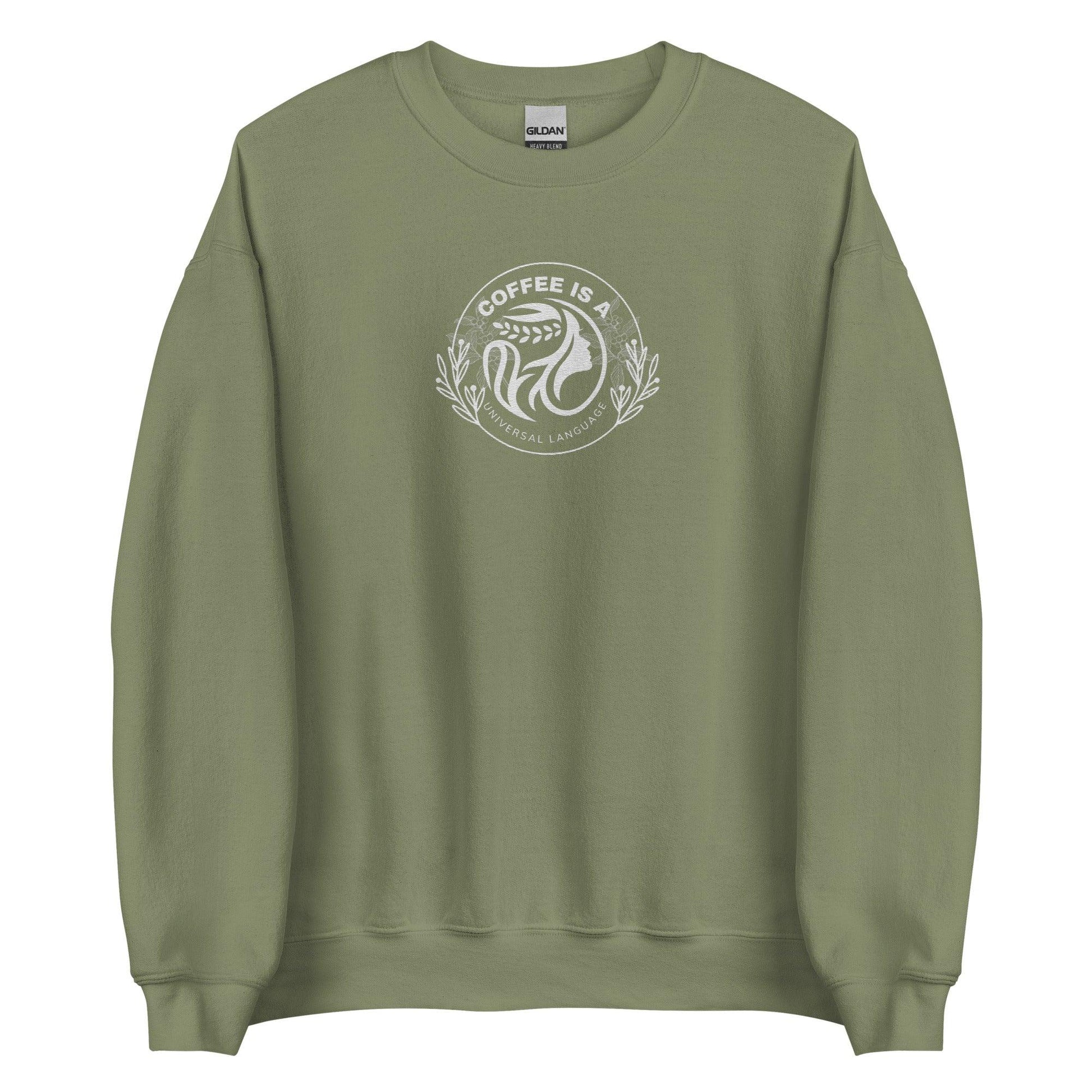 Luxury Embroidery Unisex Sweatshirt Gift - COFFEEBRE