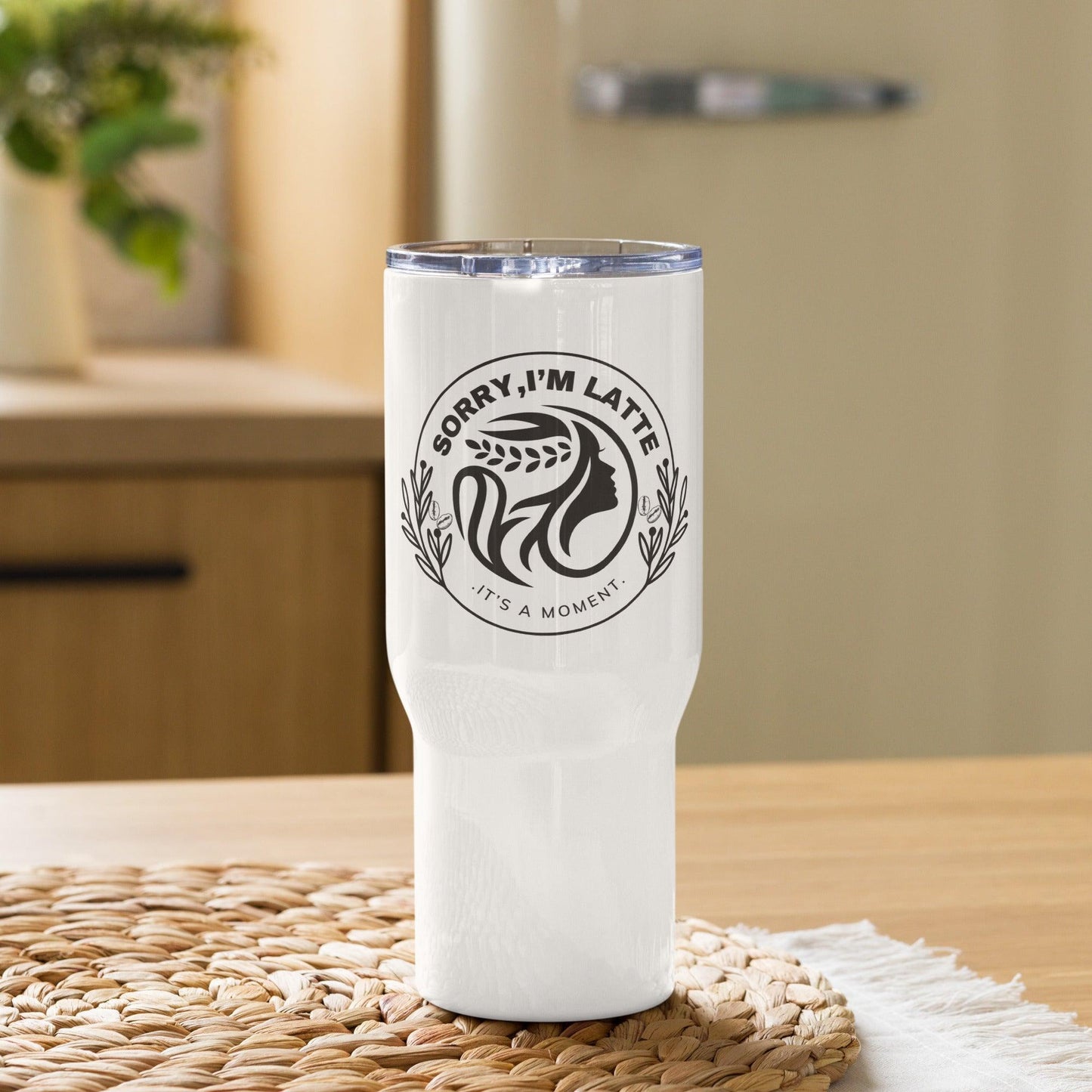 Luxury Funny Travel Mug with a Handle - COFFEEBRE