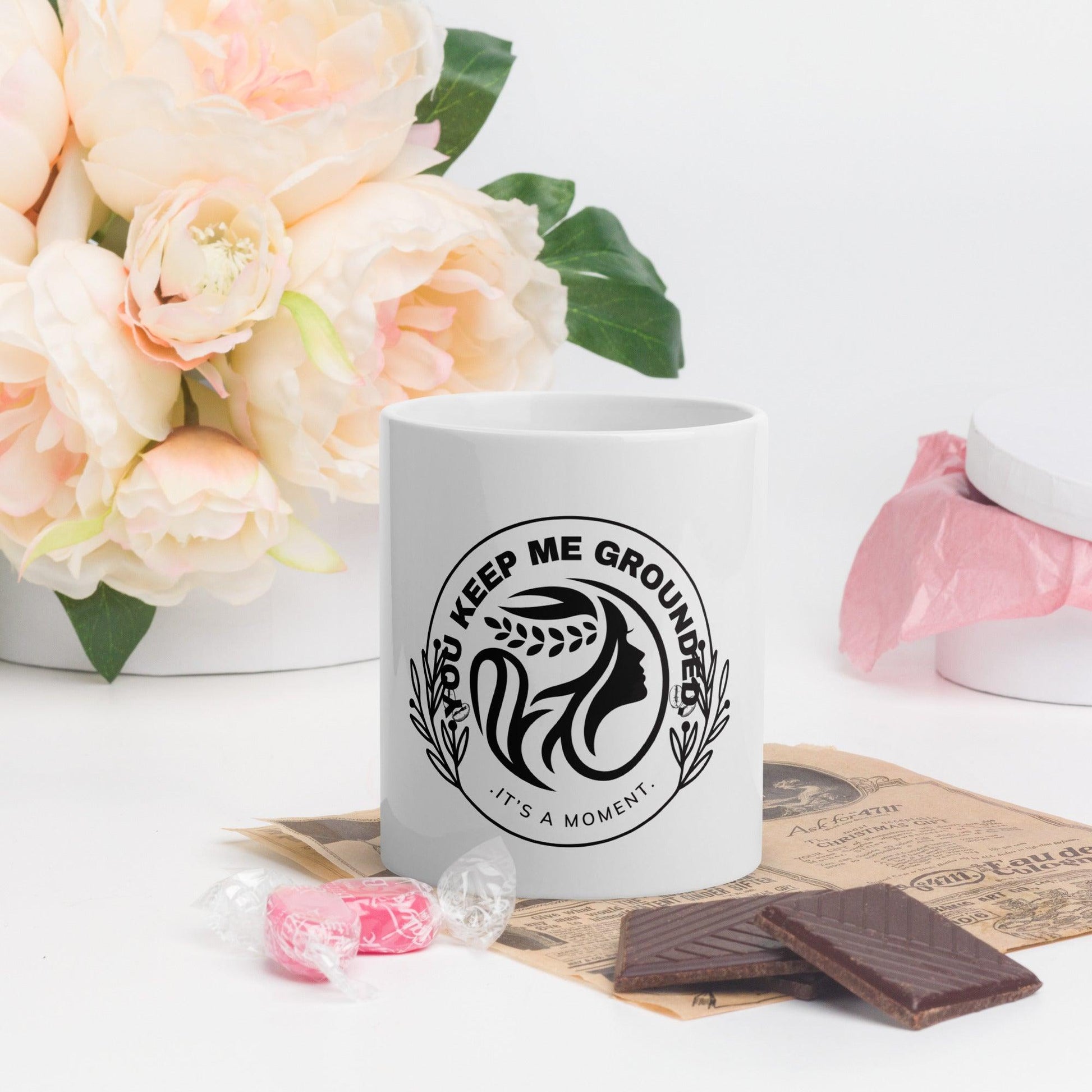 Luxury Minimalist White Glossy Coffee Mug - COFFEEBRE