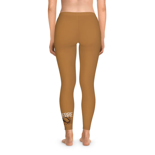 Mocha Stretchy Leggings - COFFEEBRE