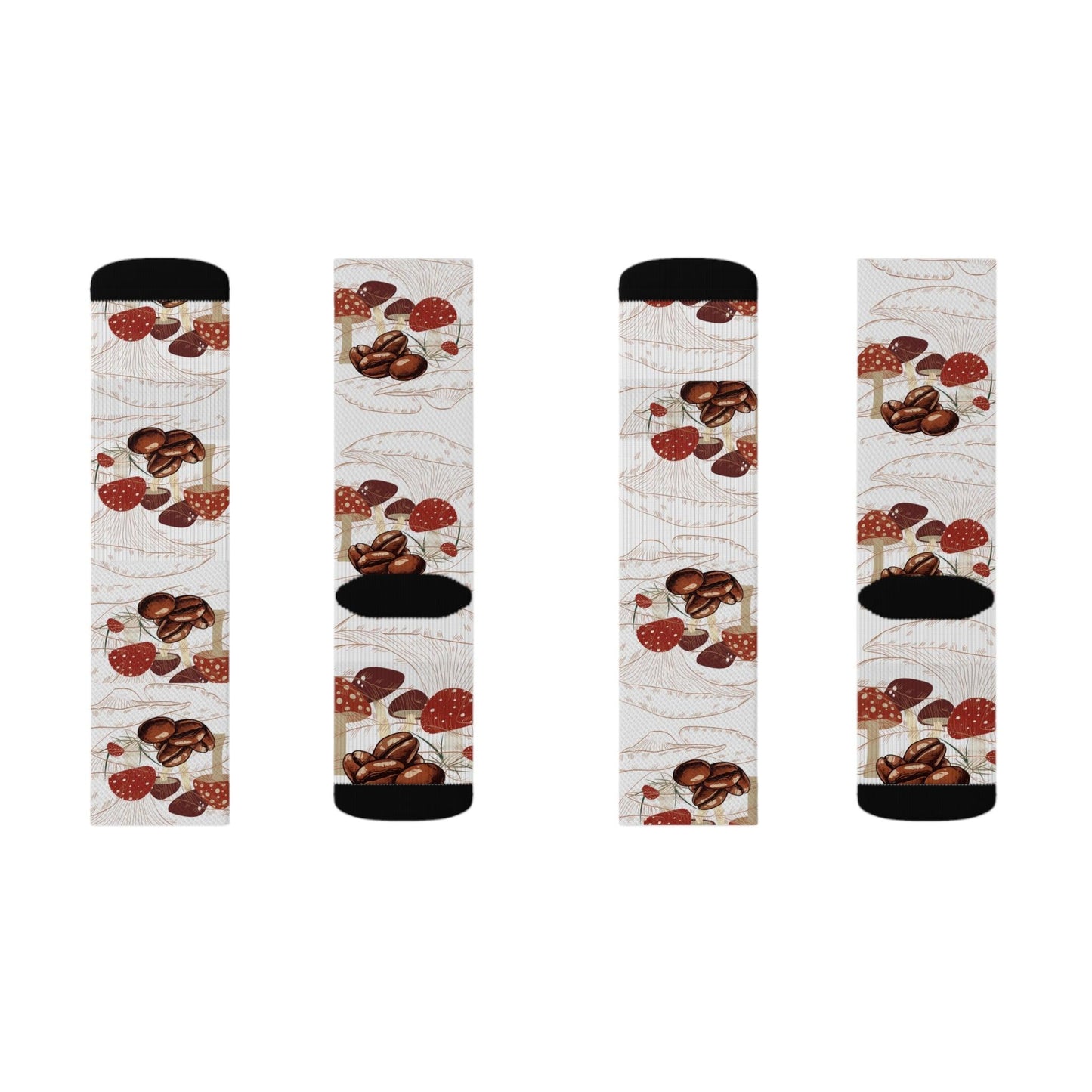 Mushroom Coffee Socks Gift