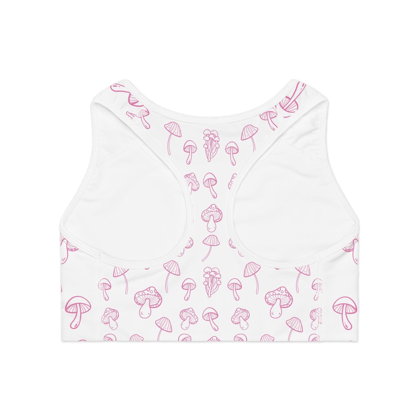 Pink Mushroom Sports Bra - COFFEEBRE