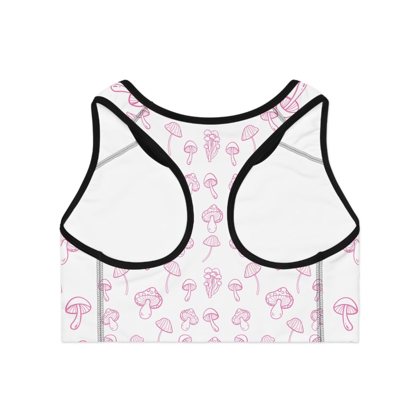 Pink Mushroom Sports Bra - COFFEEBRE