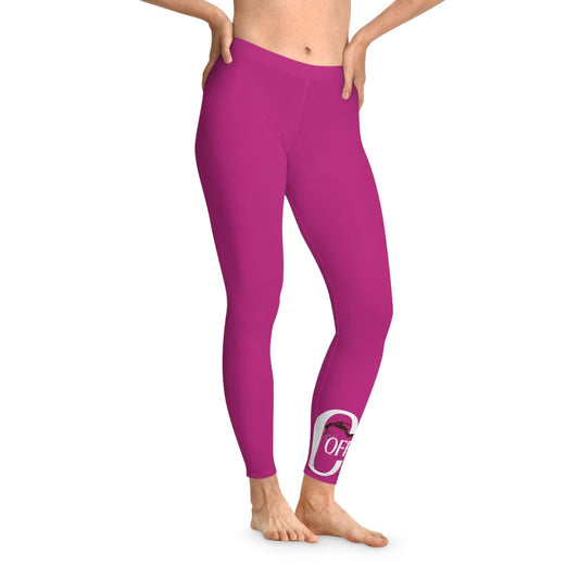 Pink Stretchy Leggings - COFFEEBRE