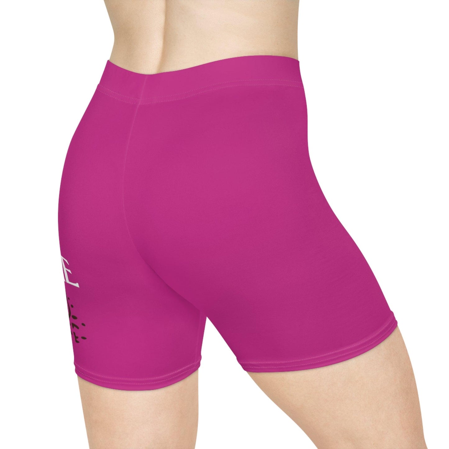 Pink Women's Biker Shorts