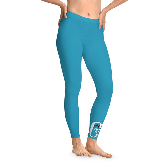 Stretchy Turquoise Leggings - COFFEEBRE