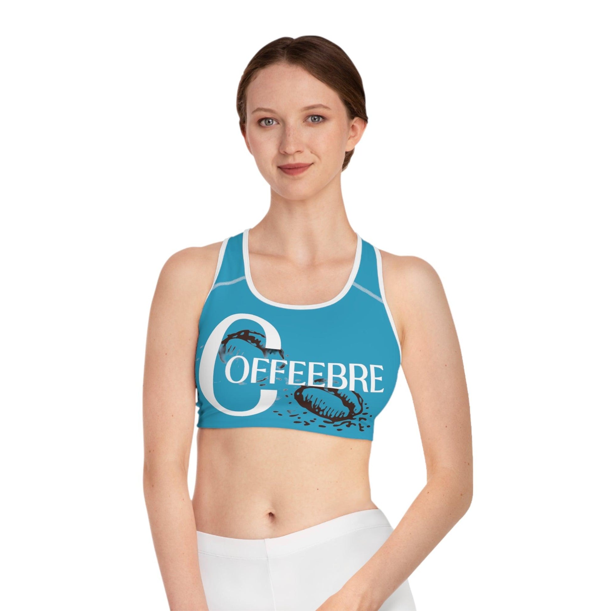 Turquoise Sports Bra - COFFEEBRE