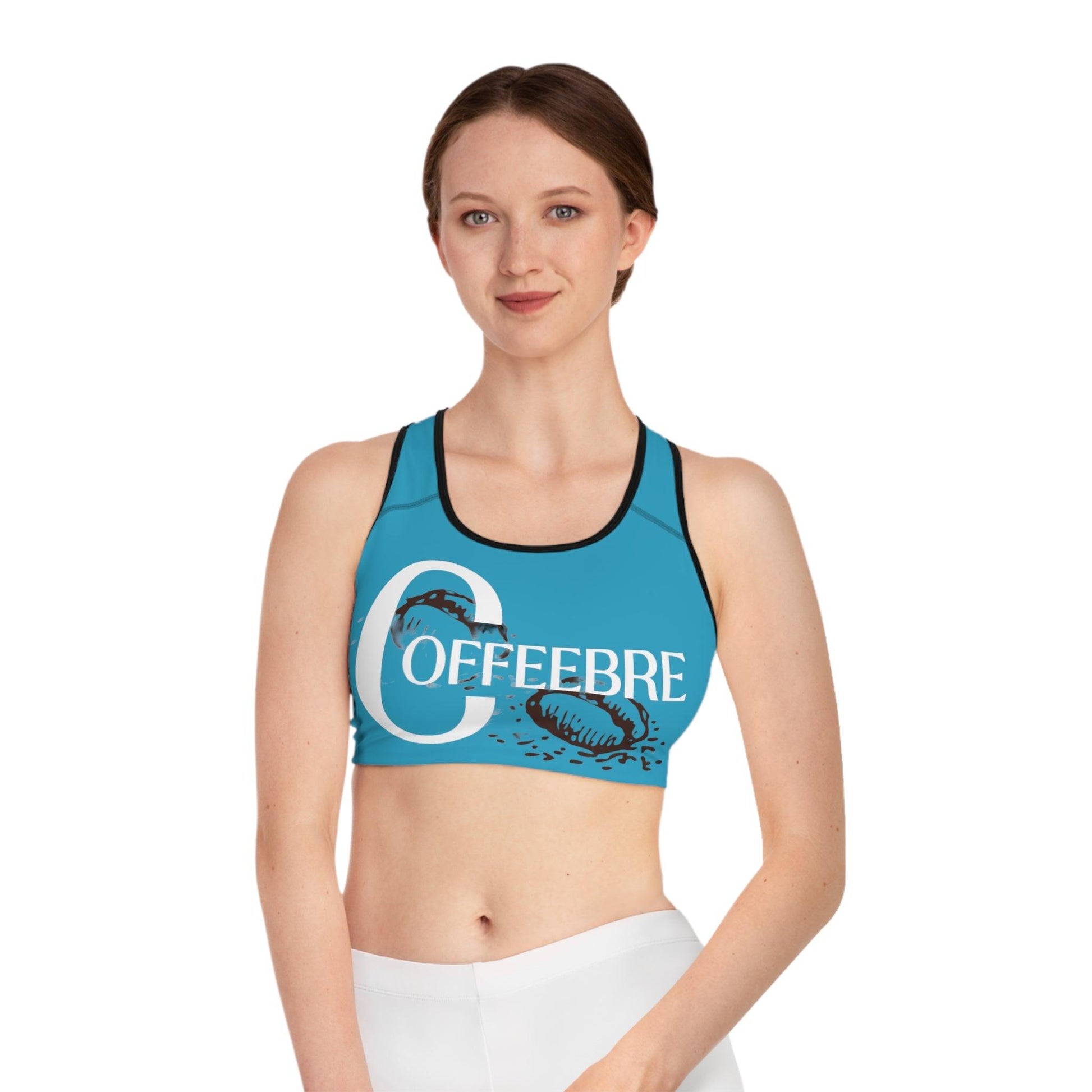 Turquoise Sports Bra - COFFEEBRE