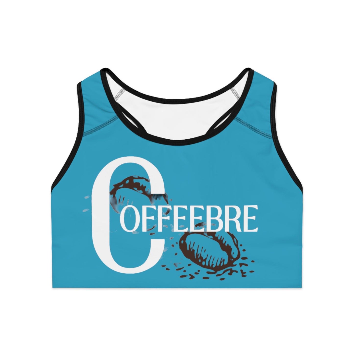Turquoise Sports Bra - COFFEEBRE