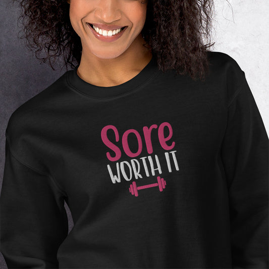 Sore Without it Embroidered Sweatshirt - COFFEEBRE