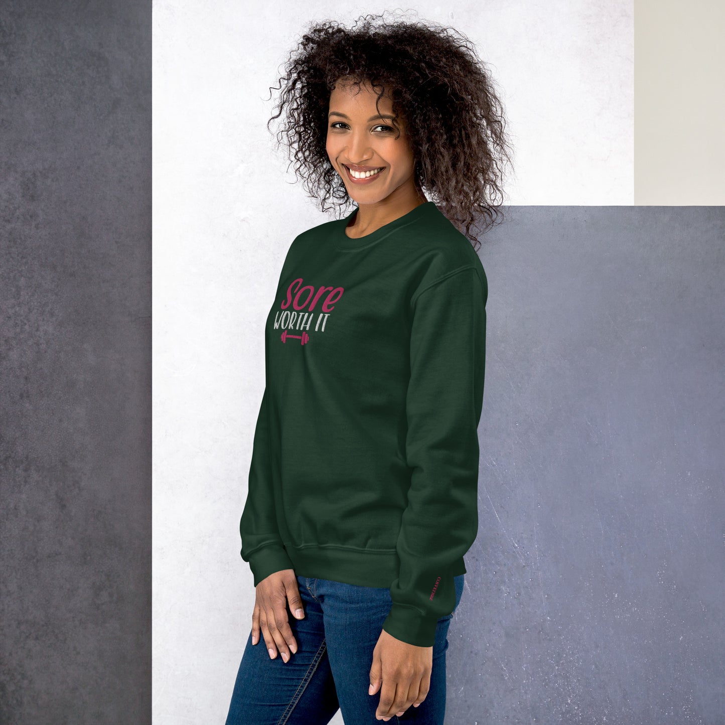 Sore Without it Embroidered Sweatshirt - COFFEEBRE