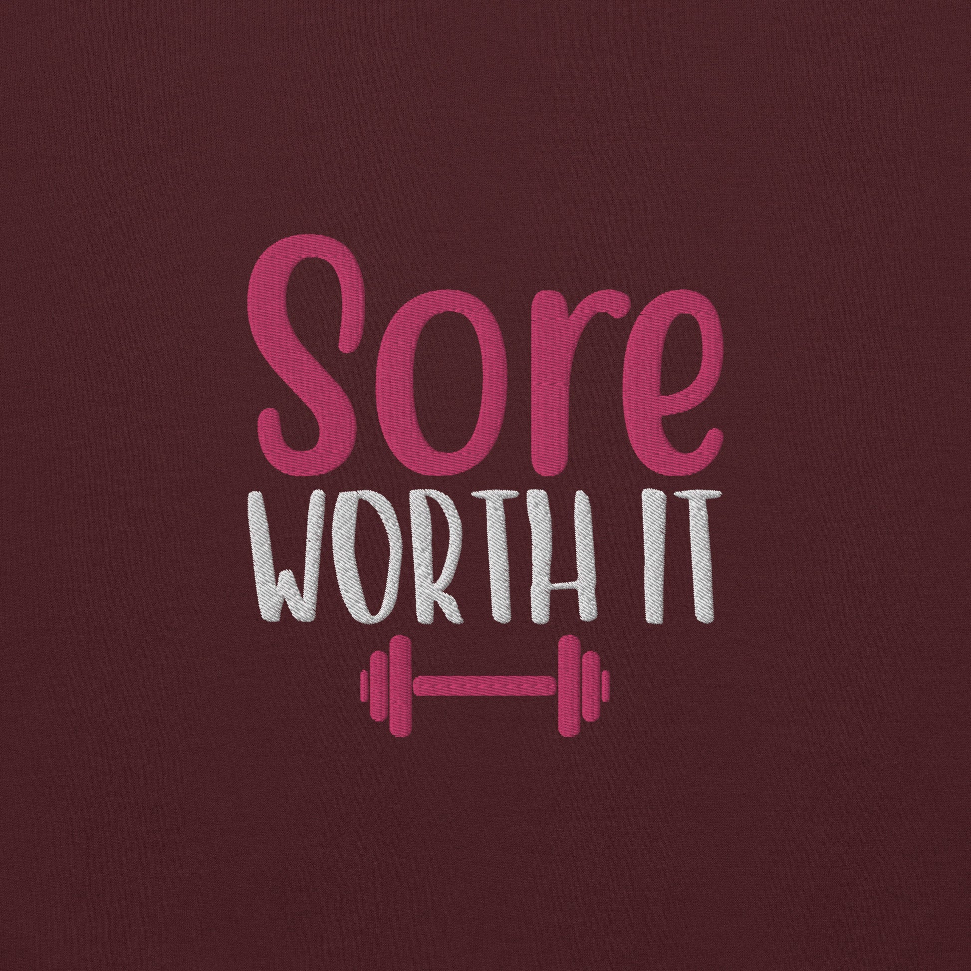 Sore Without it Embroidered Sweatshirt - COFFEEBRE