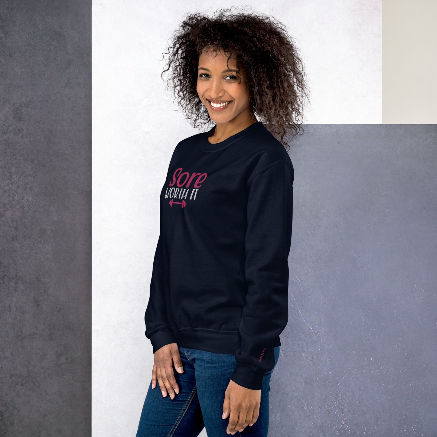 Sore Without it Embroidered Sweatshirt - COFFEEBRE