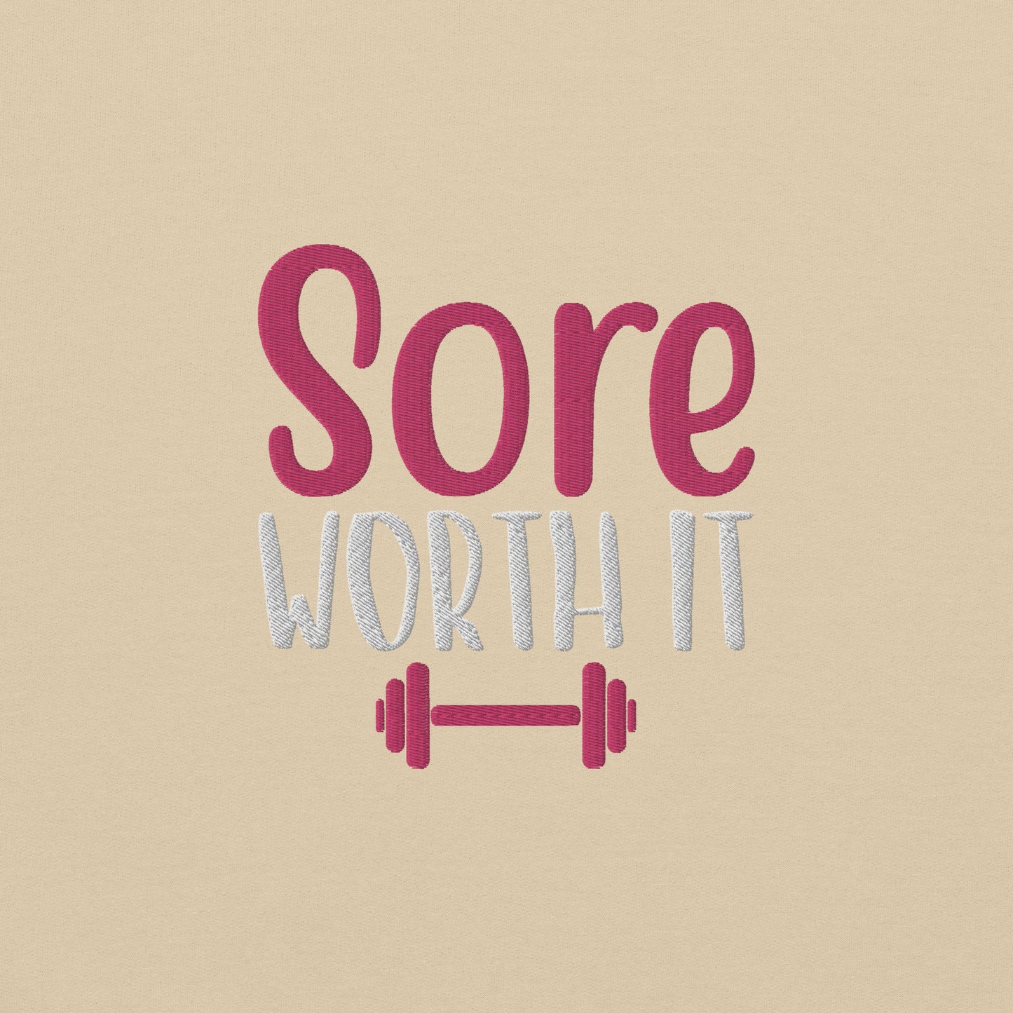 Sore Without it Embroidered Sweatshirt - COFFEEBRE