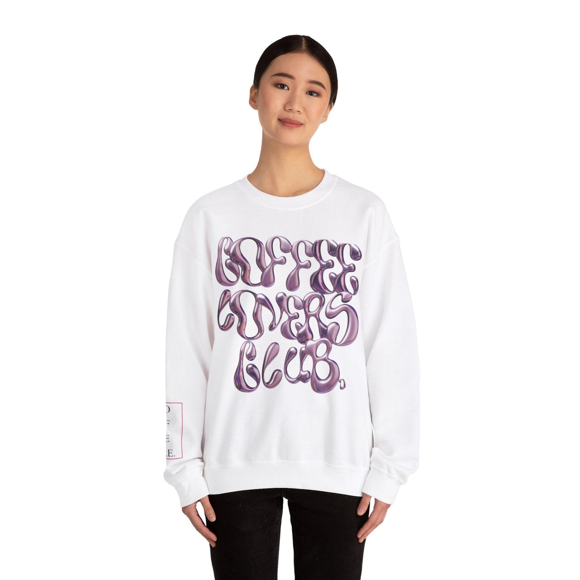 Unisex Crewneck Valentine's Coffee Lovers Club Sweatshirt - COFFEEBRE