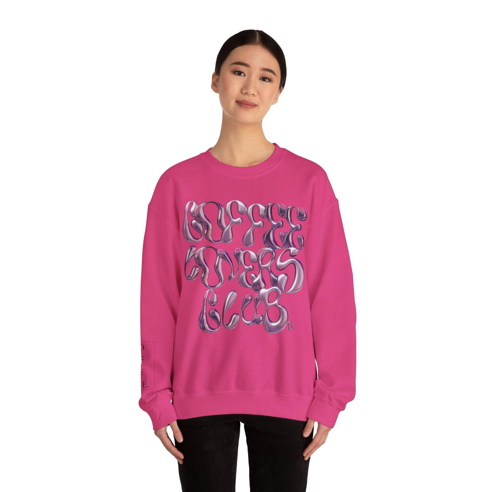 Unisex Crewneck Valentine's Coffee Lovers Club Sweatshirt - COFFEEBRE