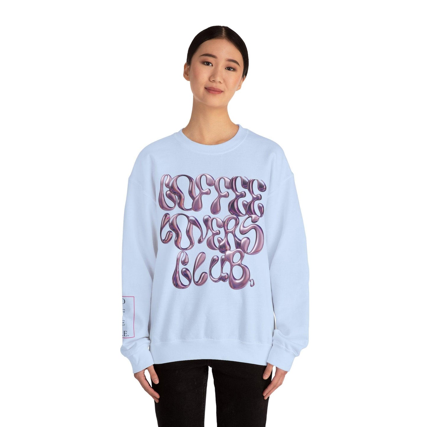 Unisex Crewneck Valentine's Coffee Lovers Club Sweatshirt - COFFEEBRE