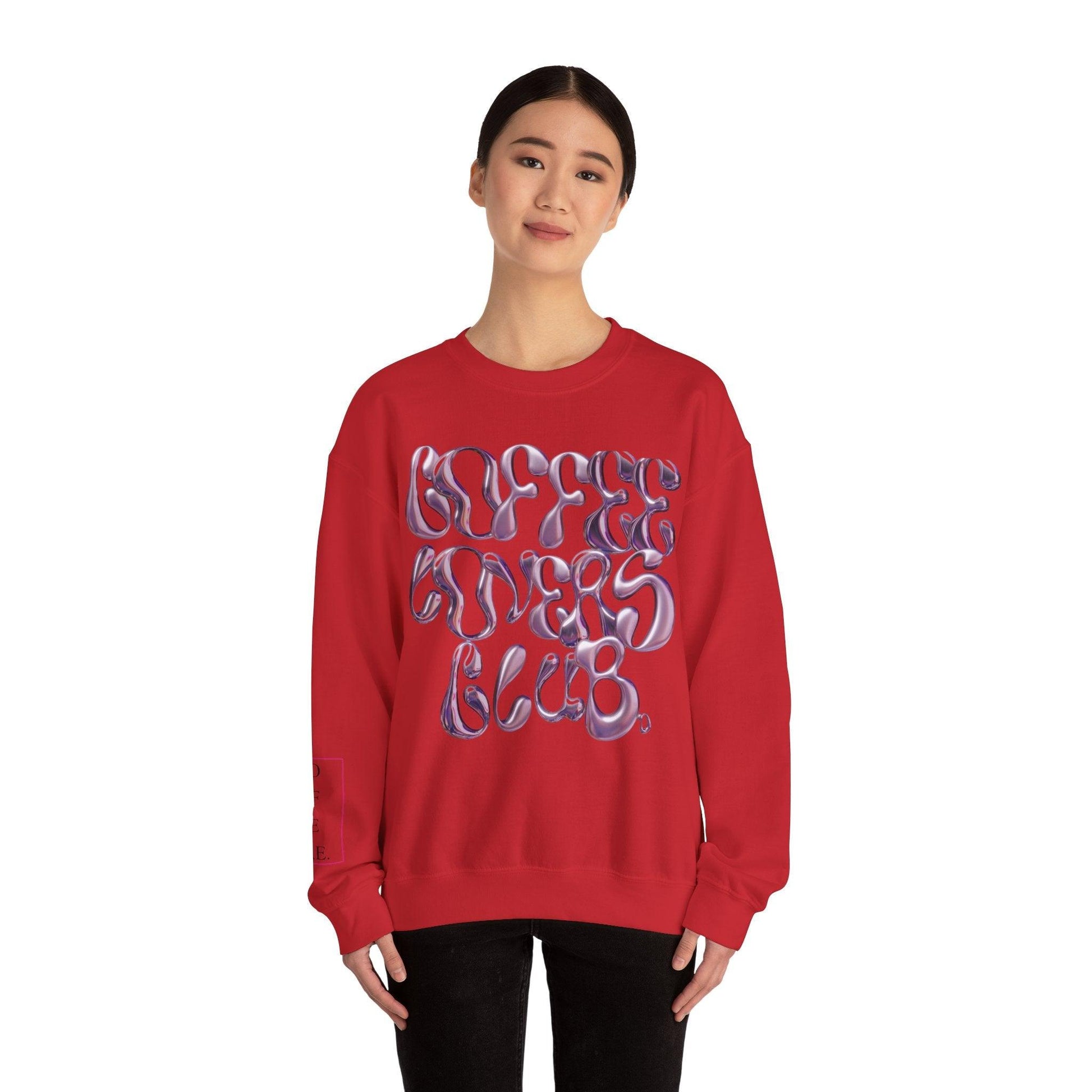 Unisex Crewneck Valentine's Coffee Lovers Club Sweatshirt - COFFEEBRE